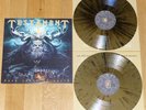 TESTAMENT Dark Roots of Earth 2xLP GOLD SPLATTER VINYL-OOP iron maiden.metallica