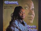DORIS DUKE: Woman LP (promo rubber stamp oc) Soul