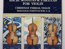 CHRISTIAN FERRAS Bach: Sonatas & Partitas For Violin 3-LP BOX Sine Qua Non RARE