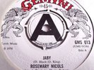 ROSEMARY NICOLS   JABY ** 1970 GEMINI 45 DEMO 45 MINT-