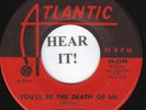 Johnny Winter GARAGE R&B MOD 45 (Atlantic 2248) You'll Be The Death Of Me  VG+