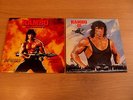 RAMBO FIRST BLOOD part II and RAMBO III  soundtrack LP's