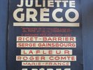 RARE Affiche Originale Concert 1959 Juliette GRECO / Serge GAINSBOURG, TBE