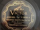 Victor 38092  Duke Ellington (Cotton Club) Orch HAUNTED NIGHTS  78 rpm 1929  E+