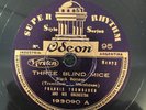 ODEON  FRANKIE TRUMBAUER w Bix Beiderbecke THREE BLIND MICE 1927 78 rpm E+  OKEH