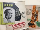 jazz trumpeter LOUIS ARMSTRONG signed 78 box set + concert program & magazine