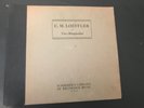 c.m. loeffler two rhapsodies schirmer no 10 / 3 78s boynet gordon labate V+