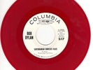 Red Vinyl-Bob Dylan promo 45-Subterranean Homesick Blues-WLP