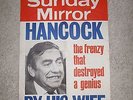 Tony Hancock- Rare Newspaper Headlines Billboard Poster