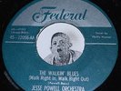 Jump Blues Repro 45 JESSE POWELL Walkin Blues / Love Is A Fortune Federal CLEAN