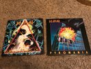 2 Def Leppard Albums Pyromania & Hysteria Excellent
