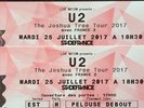 2 Places U2 PELOUSE Concert U2 Joshua Tree Tour 25.07 Stade De France PARIS