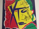 XTC Drums and Wires Vinyl Record Original 1979 AUTOGRAPHED By The Band