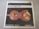 SXL 2279 Violin Concertos TCHAIKOVSKY.DVORAK Ricci L.S.O. SARGENT  1961   VG