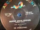 ABC Paramount 78 RPM Joe Bennett & The Sparkletones - Boppin Rock Boogie 9837 E