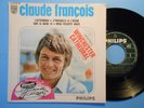 CLAUDE FRANCOIS EP VINYLE J ATTENDRAI dédicace OLYMPIA