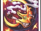 DAEVID ALLEN GONG SIGNED BANANA MOON BLOTTER ART MINT WITH PHOTO SIGNING