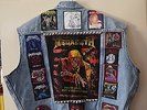 Metal Kutte Jacke Battle Jacket Metallica Slayer Megadeth Accept Backpatch Patch