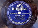 TOMMY MCLENNAN-I LOVE MY BABY /SHAKE IT UP AND GO ON BLUEBIRD PREWAR BLUES 78RPM