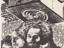 Original Vulcan Gas Company Hot Plate Heads 1968 Concert Flyer Shiva's Head Band