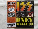 KISS-SYDNEY AUSTRALIA 80 2 LP Orange VINYL LIVE UNMASKED TOUR