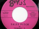 TOMMY T & THE TARGETS Sales Pitch b/w Marching Coast to Coast 45 *RARE SOUL* R&B
