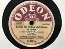 Rare 4x78rpm Odeon Set Gerhard Taschner (Violin) & Cor de Groot (Piano)