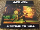 Overkill 1991 Lifetime To Kill Live Vinyl LP Slayer Anthrax Overkill Exodus DRI