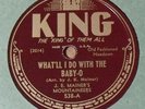 VERY RARE J.E. Mainer's Mountaineers 78 RPM - What'll I Do With The Baby-O KING