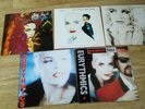 5 x eurythmics / annie lennox vinyl LP's diva , savage , we too are one , hits