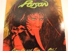 POISON Open Up And Say Ahh LP Banned Cover + Inner Sleeve 80's Hair Metal