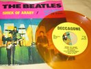 BEATLES  45 SINGLE RECORD DECCAGONE YELLOW VINYL SEPTEMBER IN THE RAIN PROMO