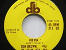 Hear  Bluegrass 45 Don Brown & The Ozark Mtn. Trio - Cub Run / The Dirt That You