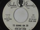 Garage Fuzz 45 - Five By Five - 15 Going On 20 - Paula - mp3