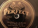 Perfect 0254 Jack Kelly South Memphis Jug Band  HIGHWAY 61 78 rpm 1933 E-