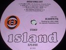 BLODWYN PIG Ahead Rings Out LP 1969 ISLAND 1st Press  EARLIEST EVER