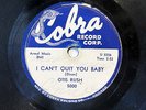 OTIS RUSH-I CAN'T QUIT YOU BABY /SIT DOWN BABY ON COBRA BLUES 78RPM