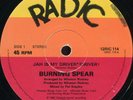 Burning Spear - Jah Is My Driver UK Radic 12