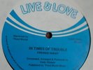 RARE Freddie Mc Kay 'In times of trouble' / Trouble Dub. 12in single.