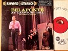 HARRY BELAFONTE AT CARNEGIE HALL RCA LIVING STEREO TAS PROMO RED SHADED DOG