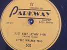 CHICAGO BLUES 78rpm LITTLE WALTER on Parkway 502 Just Keep Loving Her SOLID E