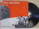 **HAND SIGNED** THE FLYING SAUCERS- Keep On Comin' 1978 LP (Rockabilly Revival)