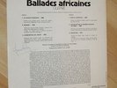 signed lp - Francis BEBEY Ballades africaines French LP OZILEKA 3306