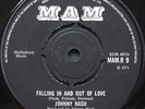 JOHNNY NASH Falling In And Out Of Love 7 inch 1971 soul dancer MAM UK Ex- LISTEN