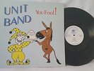 UNIT BAND - YOU FOOL - RARE 1985 HIGH QUALITY RECORDS LP - THE UNIT BAND MS-4245