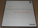 ARTHUR GRUMIAUX bach 6 SONATAS AND PARTITAS FOR VIOLIN SOLO 835 198/200 AY