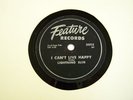 LIGHTNING SLIM Rare 78rpm on FEATURE RECORDS 