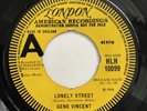 GENE VINCENT Lonely Street/I've Got My Eyes On You (London HLH 10099) DEMO (NOC)
