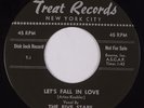 THE FIVE STARS: Let’s Fall in Love / We Danced in Moonlight TREAT 45 Doo Wop NM-