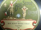 V+ OFFICIAL BOY SCOUT RECORD - BOY SCOUT BUGLE CALLS on AMERICAN RECORD